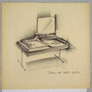 Drawing, Vanity Unit