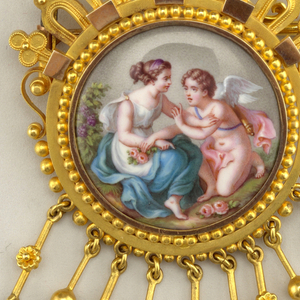 Venus and Cupids Brooch And Pendant, ca. 1880