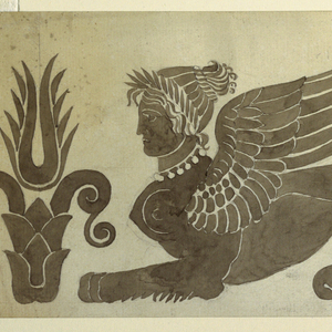 Drawing, Ornamental Panel, ca. 1800