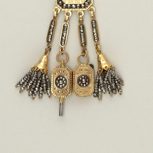 Gold and steel watch chain Chatelaine, 19th century