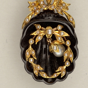 Earrings (France), ca. 1860