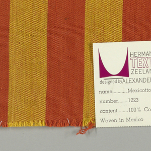 Sample, Mexicotton Stripe, 1961