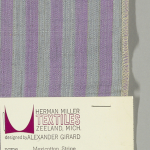 Sample, Mexicotton Stripe, 1961