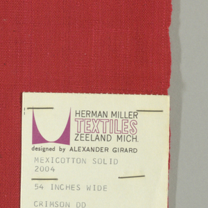Sample, Mexicotton Solid, 1961