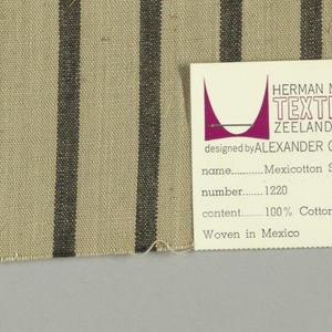 Sample, Mexicotton Stripe, 1961