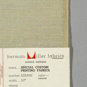 Sample, Special Custom Printing Fabrics, 1969
