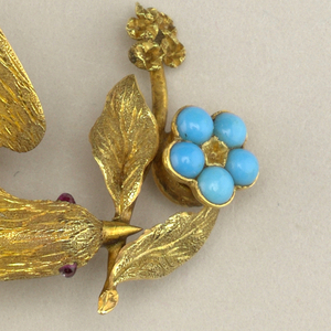 Bird brooch Brooch, ca. 1850