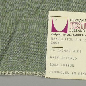 Sample, Mexicotton Solid, 1961