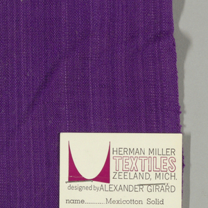 Sample, Mexicotton Solid, 1961