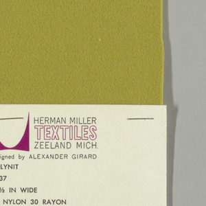 Sample, Polyknit, 1963