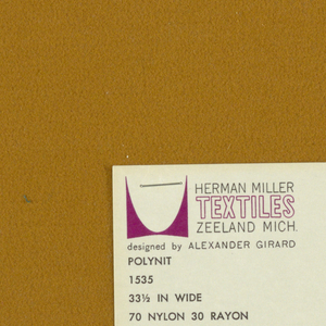 Sample, Polyknit, 1963