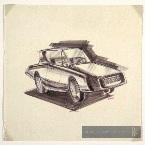 Drawing, Design for a Compact Car, 1963–64