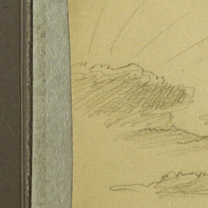 Drawing, Mountains, 1890