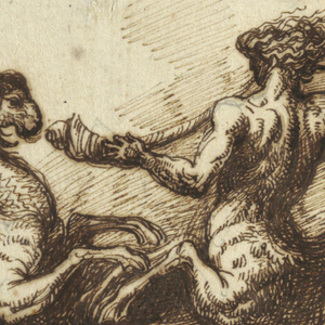 Drawing, Bythos  and Aphros, ca. 1800