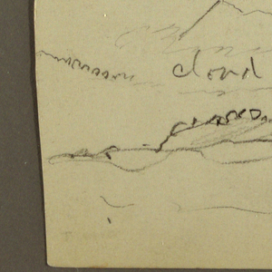 Drawing, Ranges; Verso: Mountain, 1890–93