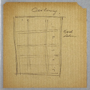 Drawing, Lady Esther Yacht: Saloon Deck/ Ceiling, 1934–35