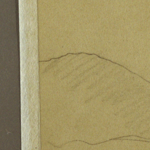 Drawing, Mountain Landscape, April 1892