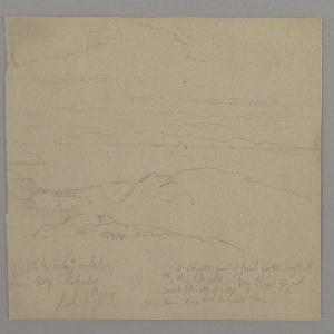 Drawing, Louis Bay, Labrador, July 7, 1859