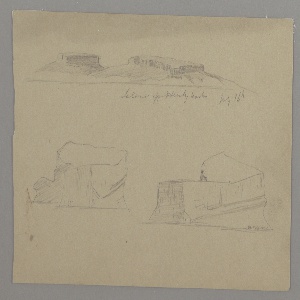Drawing, Icebergs, July 16, 1859