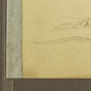 Drawing, Hills, cattle, 1890