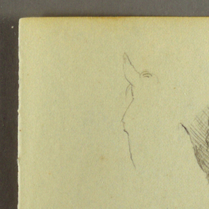 Drawing, Horse studies, possibly 1844