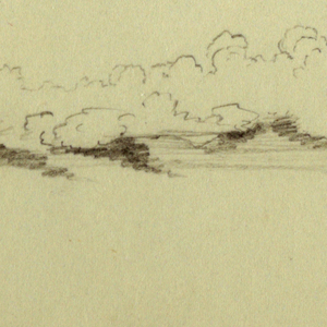 Drawing, Clouds, 1844