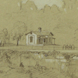 Drawing, Inscriptions, Possibly on Rocks