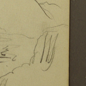 Drawing, Mt. Orizaba; Verso: Mountain, 1890–93