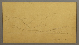Drawing, St. Ann's Bay, Cape Breton Island, Canada