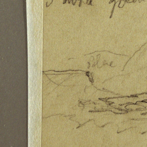 Drawing, Mountain Landscape, April 15, 1892