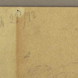 Drawing, Hills, Mexico, February 22, 1892