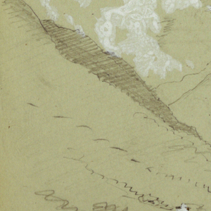 Drawing, Narrow Valley, Building, September 11, 1803