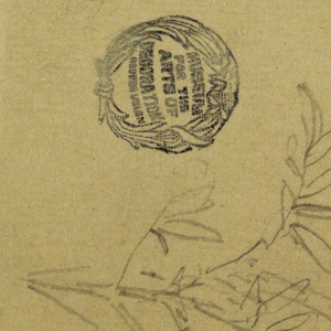 Drawing, Dead Trees, Plant, possibly 1868