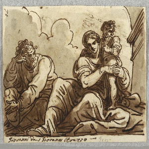 Drawing, The Holy Family, 1813–18