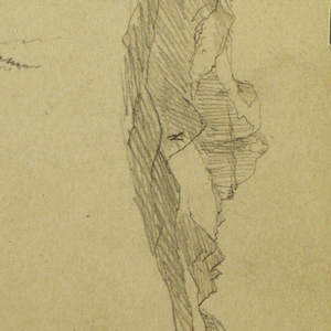 Drawing, Women Washing at A Trough, Mountains, August 28, 1868