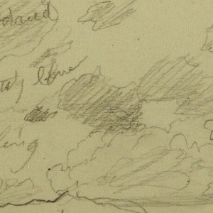 Drawing, Mountain Landscape, April 1885