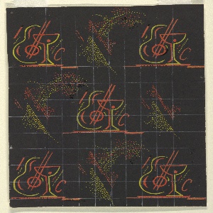 Drawing, Carpet Design, early 20th century