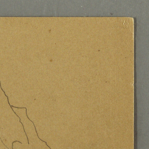 Drawing, Mountains from the Valais, Pennine Alps, August 1868