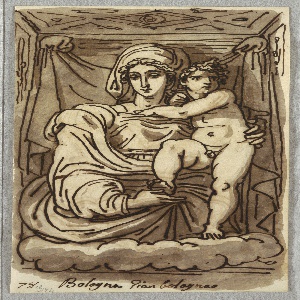 Drawing, Madonna and Child, 1813–18