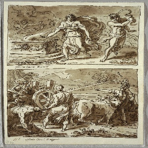 Sketchbook Folio, The Lupercalian Festivals, 1821–22