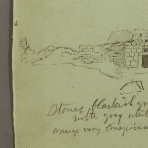 Drawing, Ruins, Figure study, April 27, 1868