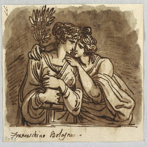 Drawing, The Personification of Justice and Peace, 1813–18