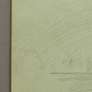 Drawing, Rocks in front of Coastline, Rocky Cliffs by Coastline, April 1869