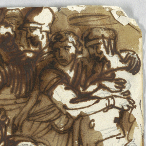 Drawing, The Civil Law, after Perino del Vaga, ca. 1820