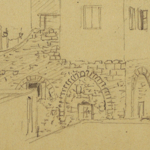 Drawing, Jaffa Street Corner, Palestine [Tel Aviv, Israel], March 9, 1868