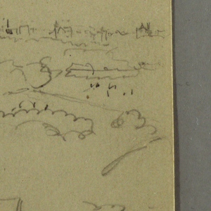 Drawing, Continuation of Panorama (-1513), possibly 1869