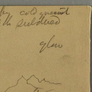 Drawing, Mountains Against a Plain, Two Rainbows, Austria or Bavaria, 1868