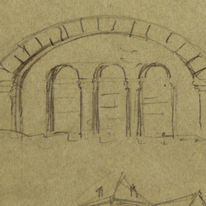 Drawing, Architectural Studies, Austria (?), 1868