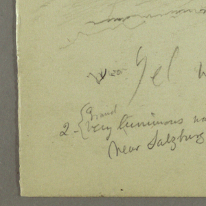 Drawing, Sloping Valley, July 8, 1868