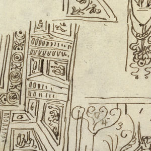 Drawing, Decorative Studies, 1815